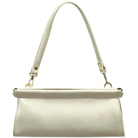 Eliora Italian Cow Leather Convertible Baguette Bag - Leather Italiano
