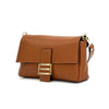 Elisabetta Calfskin Leather Shoulder Bag: Spacious - Leather Italiano