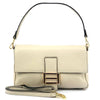 Elisabetta Calfskin Leather Shoulder Bag: Spacious - Leather Italiano