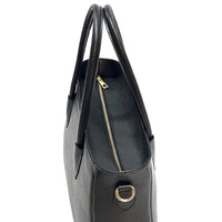 Elisenta Italian Leather Bag – Elegant Structured Handbag for Women - Leather Italiano