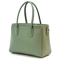 Elisenta Italian Leather Bag – Elegant Structured Handbag for Women - Leather Italiano