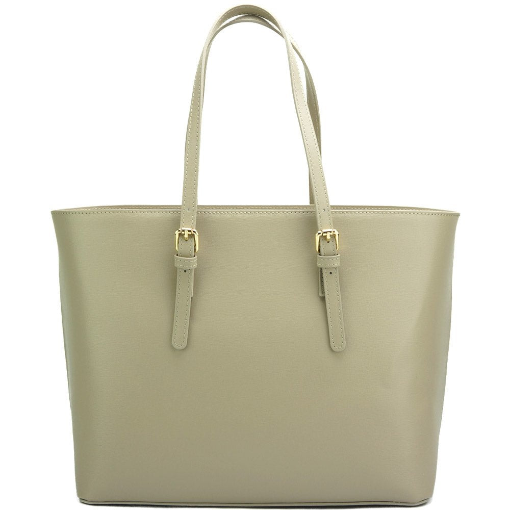 Eloisa Tote leather bag - Leather Italiano