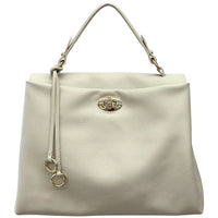 Elowen Italian Leather Top Handle Handbag - Leather Italiano