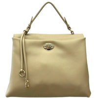 Elowen Italian Leather Top Handle Handbag - Leather Italiano
