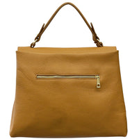 Elowen Italian Leather Top Handle Handbag - Leather Italiano