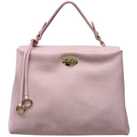 Elowen Italian Leather Top Handle Handbag - Leather Italiano