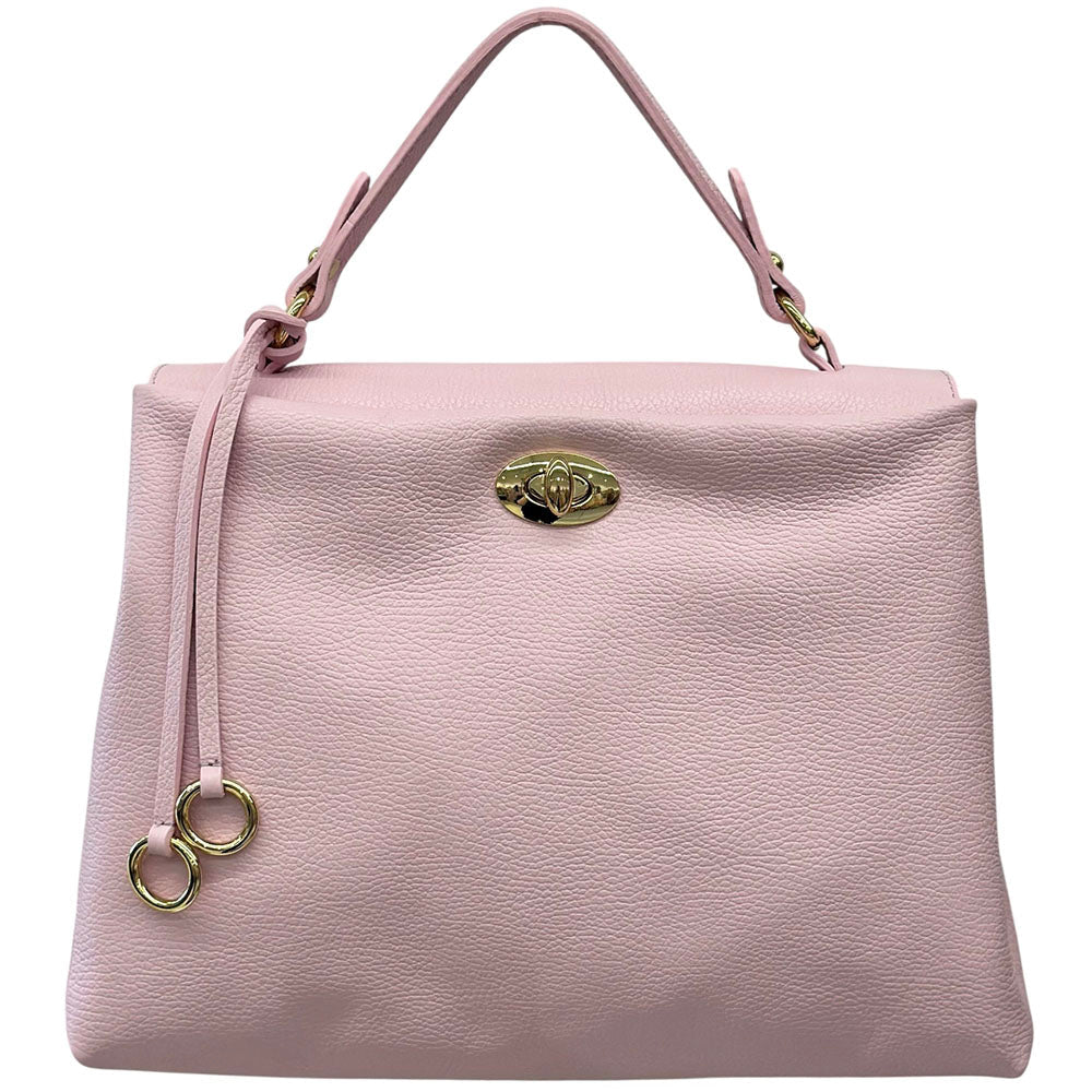 Elowen Italian Leather Top Handle Handbag - Leather Italiano