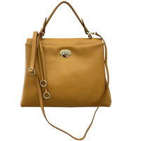Elowen Italian Leather Top Handle Handbag - Leather Italiano