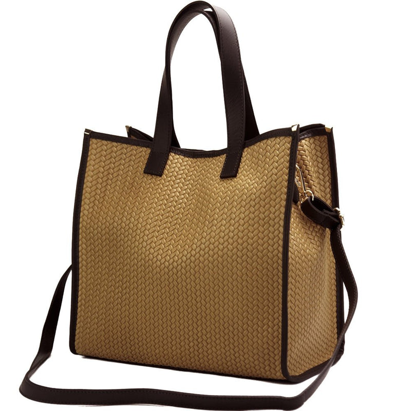 Elsa Leather Tote bag - Leather Italiano