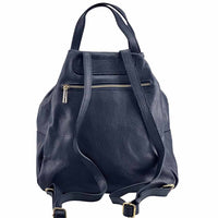 Elva Italian Pebbled Leather Backpack – Women’s Elegant Everyday Bag (Handmade in Florence) - Leather Italiano