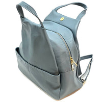 Elva Italian Pebbled Leather Backpack – Women’s Elegant Everyday Bag (Handmade in Florence) - Leather Italiano