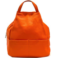 Elva Italian Pebbled Leather Backpack – Women’s Elegant Everyday Bag (Handmade in Florence) - Leather Italiano