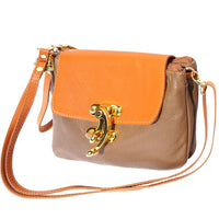 Elvira leather clutch - Leather Italiano