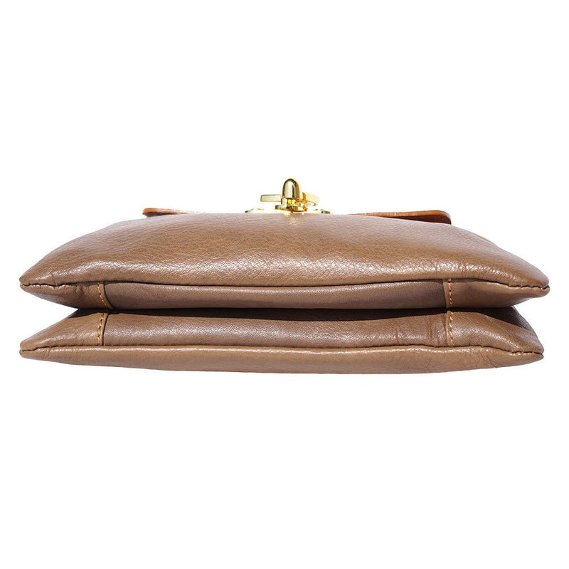 Elvira leather clutch - Leather Italiano