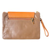 Elvira leather clutch - Leather Italiano