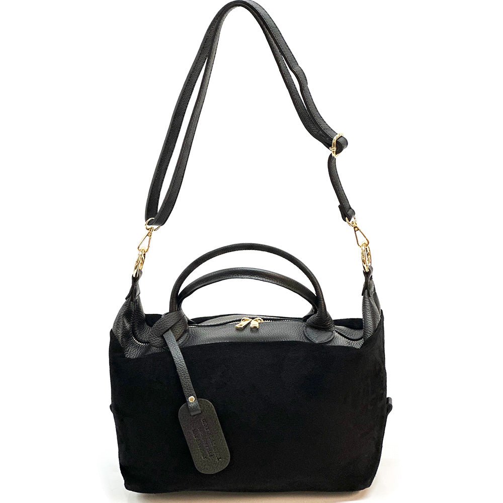 Emma Leather Boston Bag - Leather Italiano