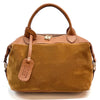 Emma Leather Boston Bag - Leather Italiano