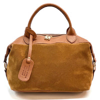 Emma Leather Boston Bag - Leather Italiano