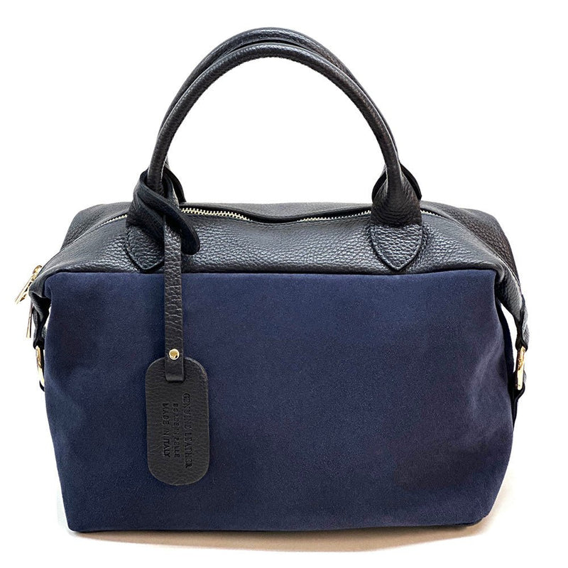 Emma Leather Boston Bag - Leather Italiano