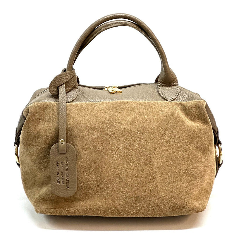 Emma Leather Boston Bag - Leather Italiano