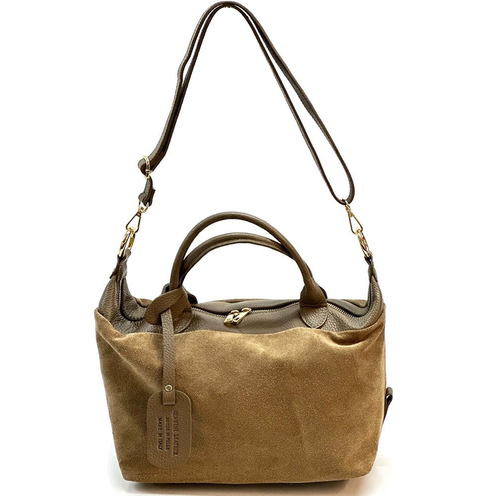 Emma Leather Boston Bag - Leather Italiano