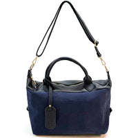 Emma Leather Boston Bag - Leather Italiano