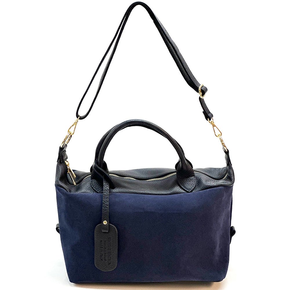 Emma Leather Boston Bag - Leather Italiano