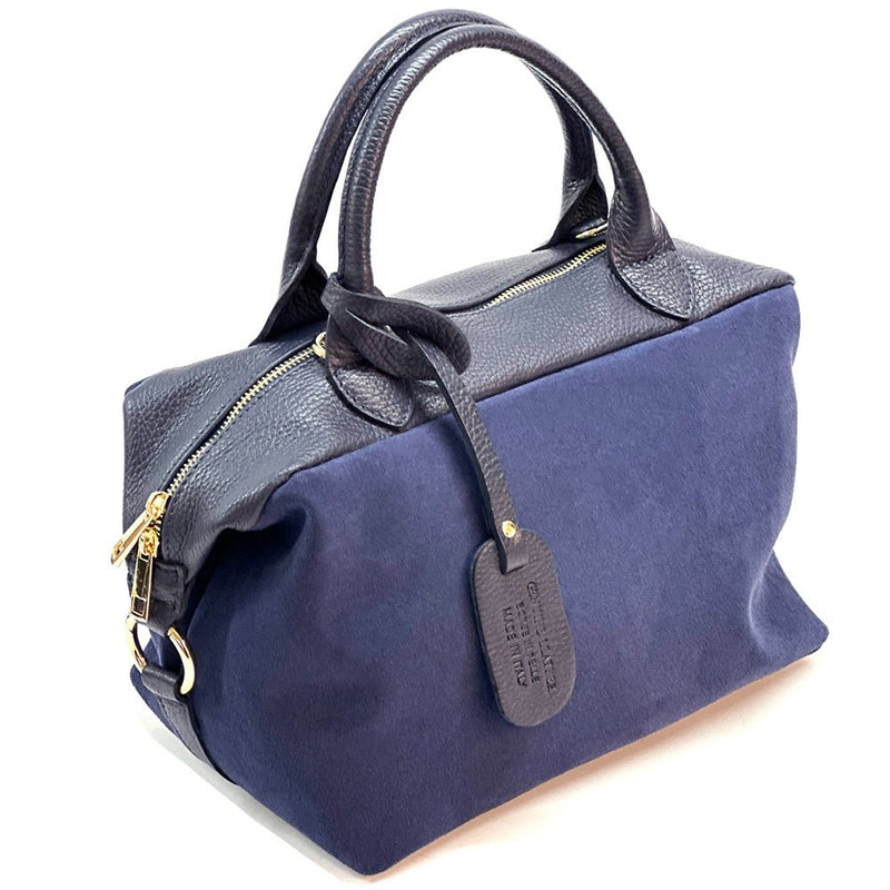 Emma Leather Boston Bag - Leather Italiano