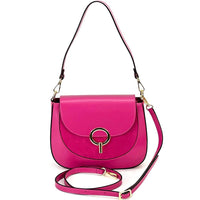 Enrica Convertible Italian Leather Shoulder Bag - Leather Italiano