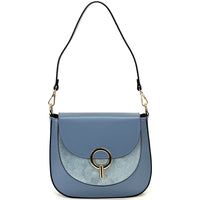 Enrica Convertible Italian Leather Shoulder Bag - Leather Italiano