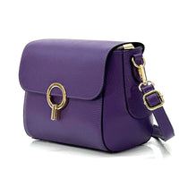 Enrica Leather Crossbody Bag: Italian Leather - Leather Italiano