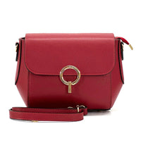 Enrica Leather Crossbody Bag: Italian Leather - Leather Italiano