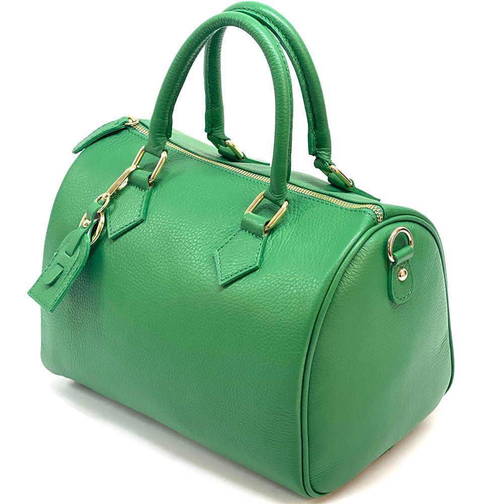 Erminia GM Leather Handbag: Modern Elegance - Leather Italiano