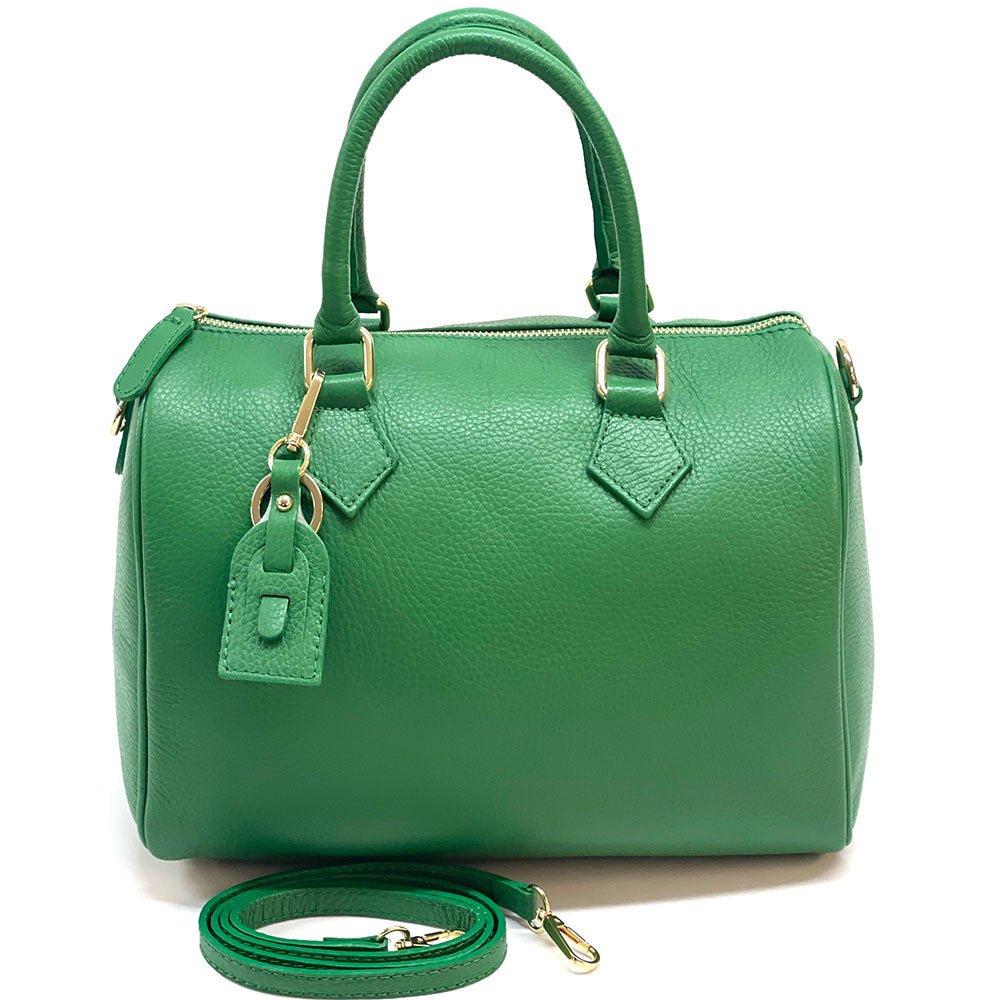 Erminia GM Leather Handbag: Modern Elegance - Leather Italiano