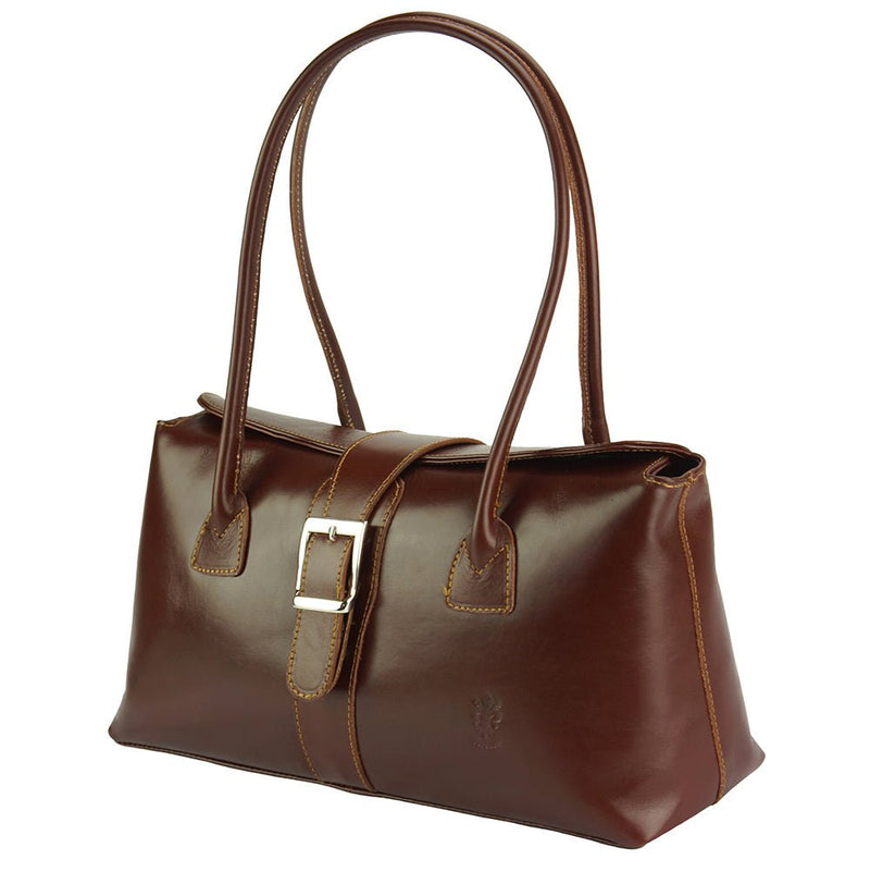 Erminia Leather Tote: Modern Style & Functionality - Leather Italiano