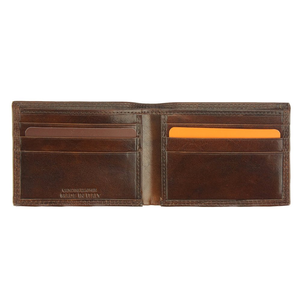 Ernesto V leather wallet - Leather Italiano