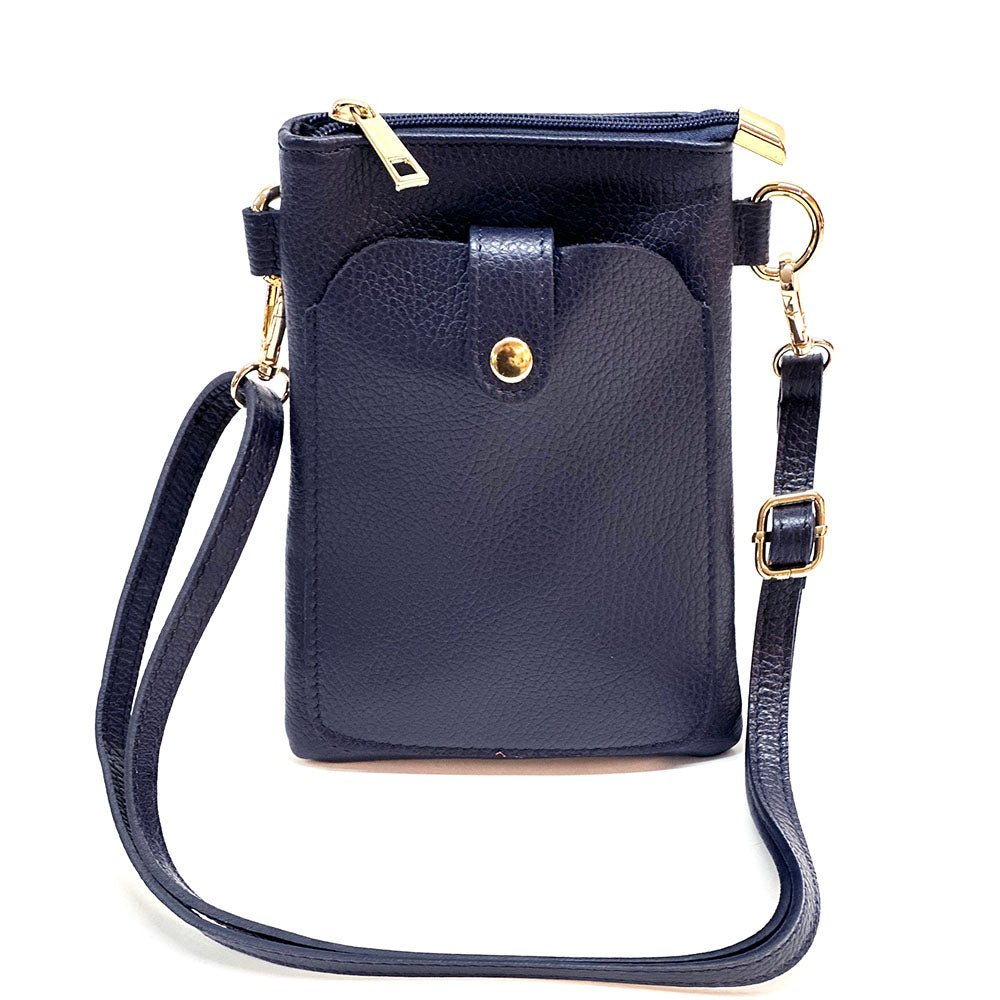 Eterna Italian Leather Crossbody Bag – Elegant Compact Crossbody for Women - Leather Italiano