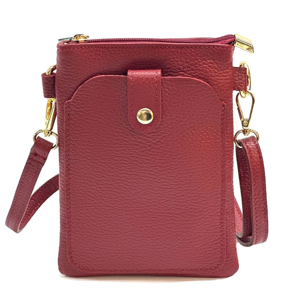 Eterna Italian Leather Crossbody Bag – Elegant Compact Crossbody for Women - Leather Italiano