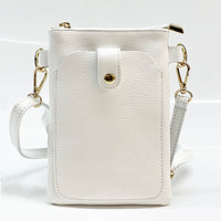 Eterna Italian Leather Crossbody Bag – Elegant Compact Crossbody for Women - Leather Italiano