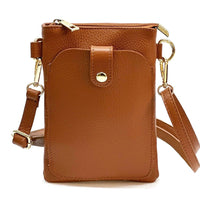 Eterna Italian Leather Crossbody Bag – Elegant Compact Crossbody for Women - Leather Italiano