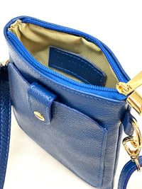 Eterna Italian Leather Crossbody Bag – Elegant Compact Crossbody for Women - Leather Italiano