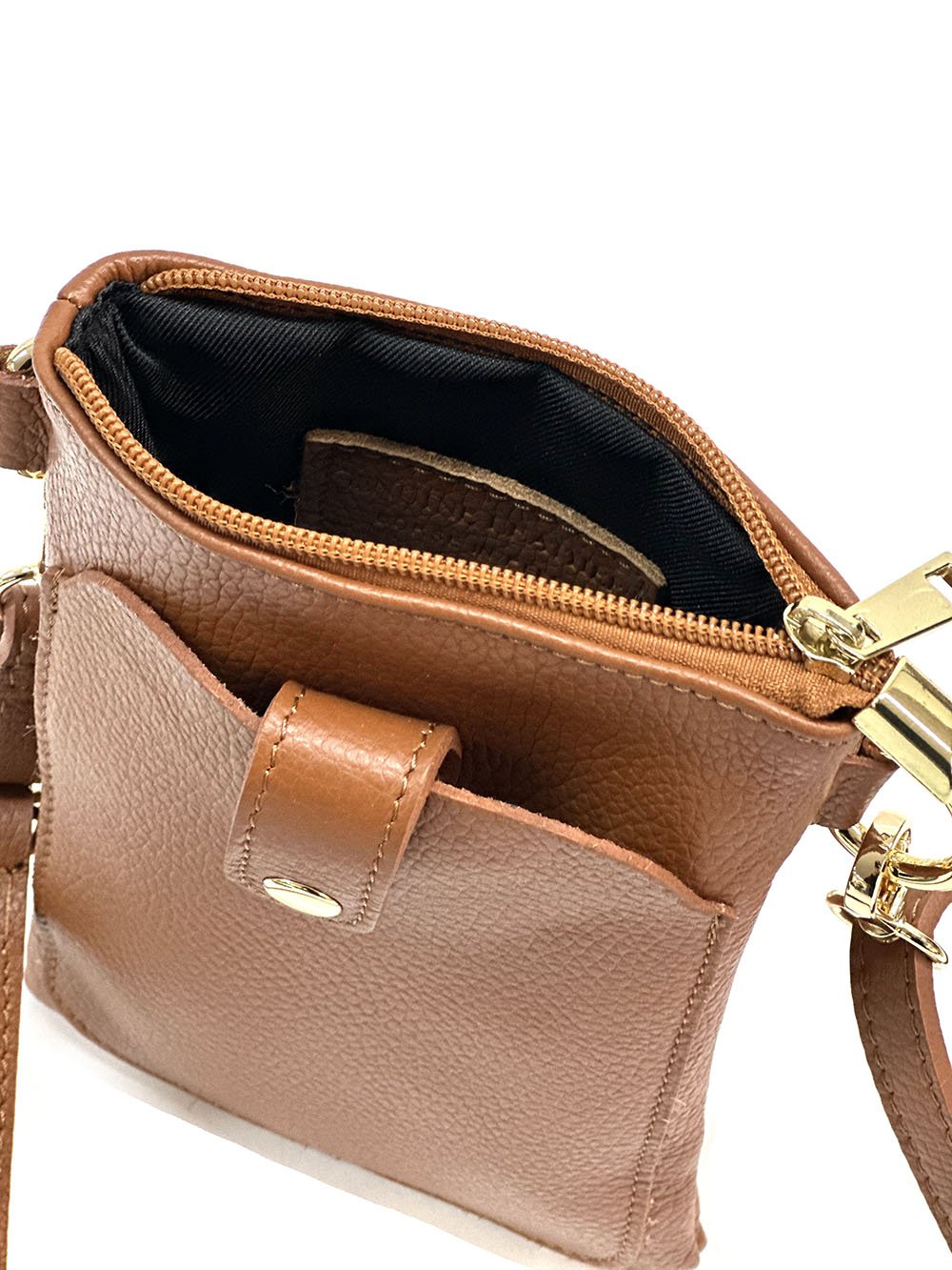 Eterna Italian Leather Crossbody Bag – Elegant Compact Crossbody for Women - Leather Italiano