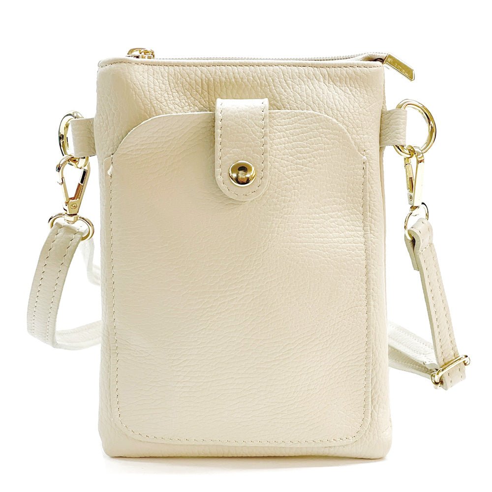 Eterna Italian Leather Crossbody Bag – Elegant Compact Crossbody for Women - Leather Italiano