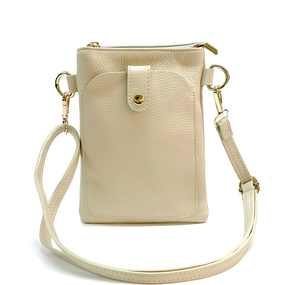 Eterna Italian Leather Crossbody Bag – Elegant Compact Crossbody for Women - Leather Italiano