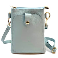 Eterna Italian Leather Crossbody Bag – Elegant Compact Crossbody for Women - Leather Italiano