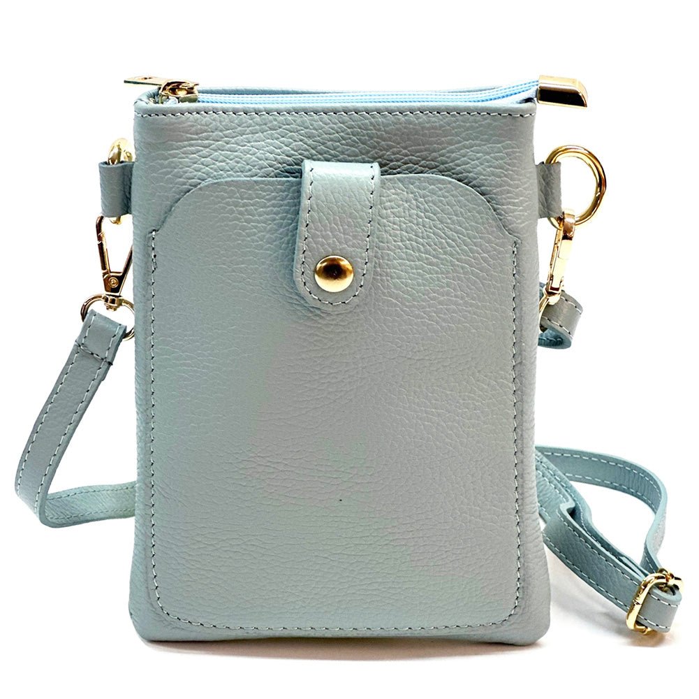 Eterna Italian Leather Crossbody Bag – Elegant Compact Crossbody for Women - Leather Italiano