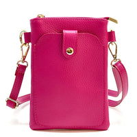 Eterna Italian Leather Crossbody Bag – Elegant Compact Crossbody for Women - Leather Italiano