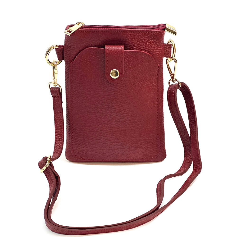 Eterna Italian Leather Crossbody Bag – Elegant Compact Crossbody for Women - Leather Italiano
