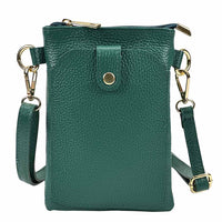 Eterna Italian Leather Crossbody Bag – Elegant Compact Crossbody for Women - Leather Italiano