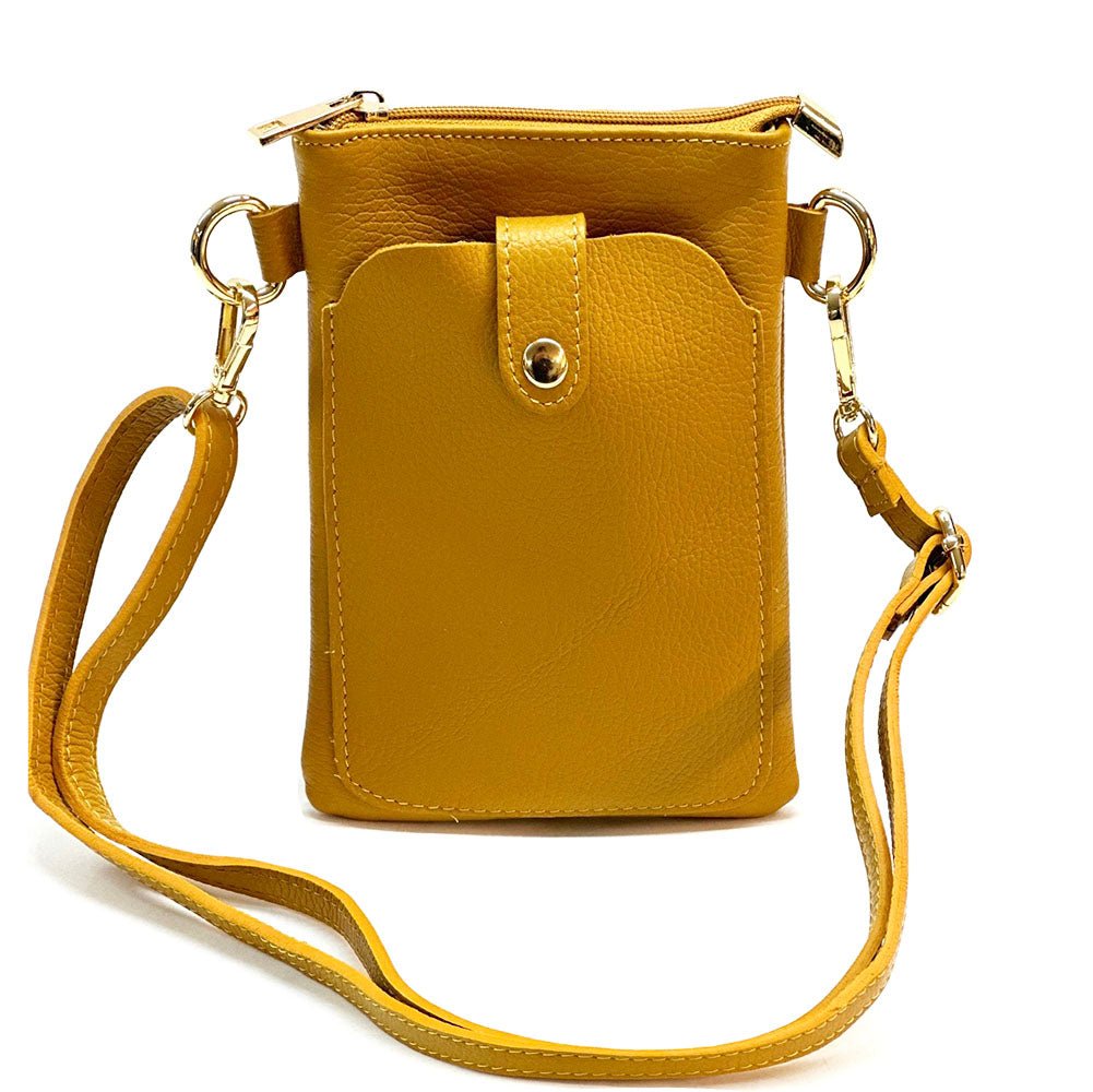 Eterna Italian Leather Crossbody Bag – Elegant Compact Crossbody for Women - Leather Italiano